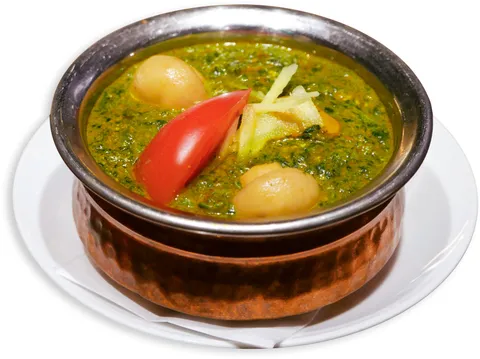 Mushroom Palak